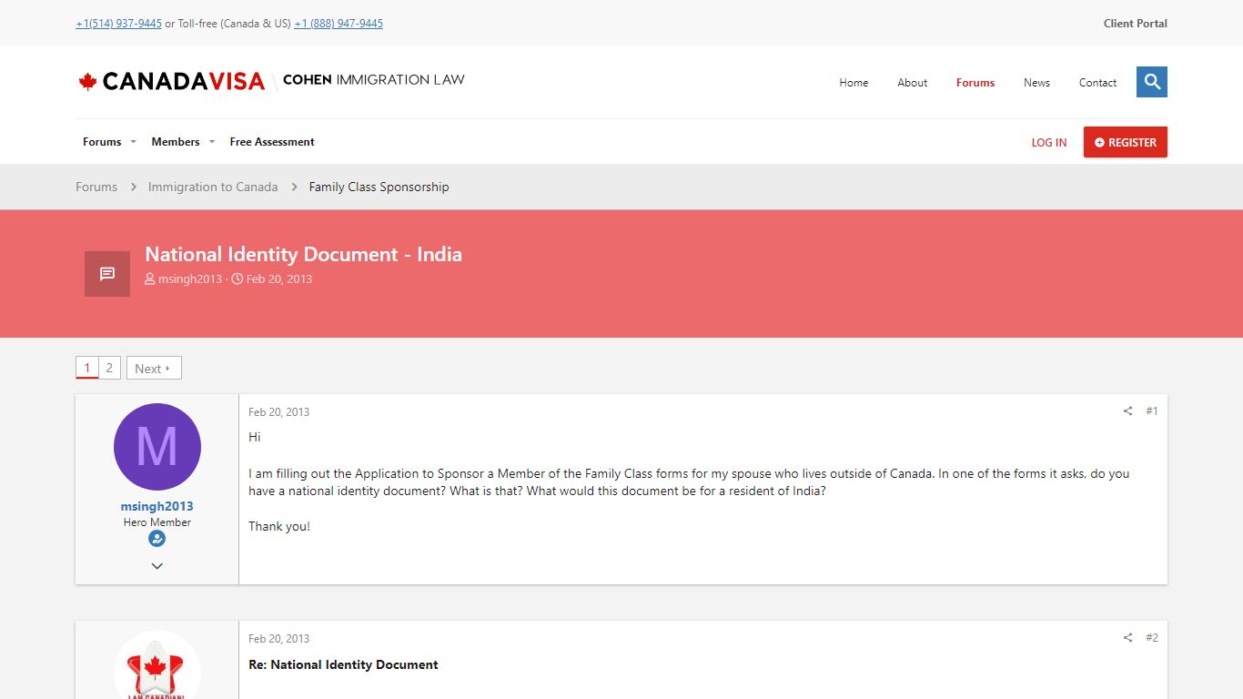 National Identity Document - India | Canada Immigration Forum